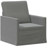  Set sofe 2 pcs Tamnosiva Baršun - Tamnosiva 1-sjedalni + 3-sjedalni (180 cm) | shoptok.hr