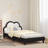  Krevetna konstrukcija s uzglavljem Crna 80 x 200 cm PU | shoptok.hr