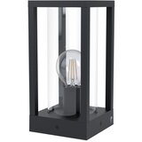 Eglo cascinetta spoljna podna/1, e27, 40w, v-305, ip44, lijevani aluminij/staklo/crno | Eponuda.com