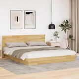 vidaXL posteljni okvir z vzglavjem brez vzmetnice 180x200 cm | Shoptok.si