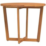  Okrugli vrtni blagovaonski stol Ø90x75 cm Masivno drvo akacije | shoptok.hr
