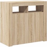  Komoda s LED svjetlima boja hrasta sonome 80 x 35 x 75 cm | shoptok.hr