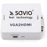 Savio Pretvornik VGA v HDMI Full HD 1080p 60Hz | Shoptok.si