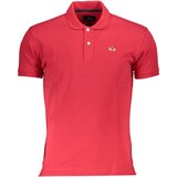 La Martina MEN&#39;S SHORT SLEEVE POLO SHIRT RED Cene