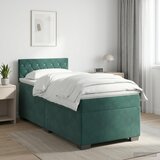  Boxspring krevet s madracem Tamnozelena 80 x 200 cm Baršun | shoptok.hr