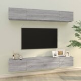  Zidni TV ormarići 4 kom boja sivog hrasta sonome 100x30x30 cm | Eponuda.ba