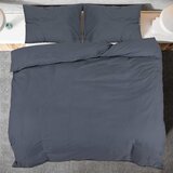  Set posteljine za poplun antracit 200x200 cm lagana mikrovlakna | Eponuda.ba