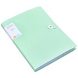 Plastična A4 mapa s elastičnom trakom za 30 listova - zelena | shoptok.hr