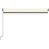 Tenda na ručno uvlačenje s LED svjetlima 400 x 350 cm krem | Eponuda.ba