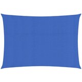 vidaXL Senčno jadro 160 g/m² pravokotno modro 3,5x5 m HDPE | Shoptok.si