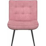  Stolica za opuštanje ružičasta 64x74x84 cm baršun | Eponuda.ba
