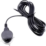 ESD kabel za uzemljenje 3.60 m stezaljka, pritisni gumb 10 mm, spoj prstenaste kabelske stopice