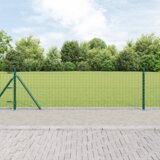 vidaXL ograjni stebri z osnovnimi ploščami 26 kosov Ø32mm 50cm cinkano jeklo | Shoptok.si