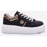 Boto Womens Sports Shoes On Platform Made Of Eco Leather Panther Black Velionna | shoptok.hr