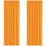 vidaXL Voile zavese z zanke 2 kosa oranžna 140x260 cm, (21827125) | Shoptok.si
