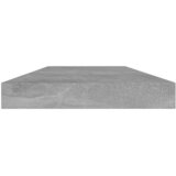 Police za knjige 4 kom siva boja betona 40x10x1,5 cm drvene | Eponuda.com