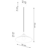 Sollux Lighting Obesna svetilka ZUMA črna, (21347578) | Shoptok.si