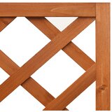  Kutna sadilica s rešetkom 40 x 40 x 150 cm od masivne jelovine | shoptok.hr
