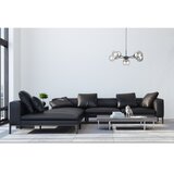  Luster na sajli KALIOPE 6xE27/60W/230V crna/prozirna | Eponuda.com