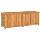  Kutija za pohranu s vrećom 150x50x53 cm masivna tikovina | shoptok.hr