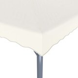  Sjenica s LED svjetlosnim trakama 300 x 300 cm krem aluminijska | shoptok.hr