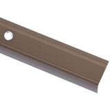  Obrobe za stopnice L-oblike 5 kosov aluminij 100 cm rjave | Shoptok.si
