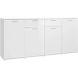 vidaXL Komoda visoki sjaj bijela 160 x 36 x 75 cm od iverice | shoptok.hr