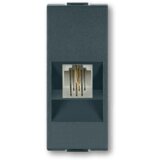 Aling_Conel aling priključnica telefonska rj 12 6/2 1M antracit aling mode 661.A | ePonuda.com