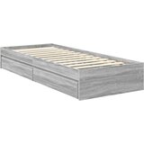  Postelja s shranjevanjem z vzglavjem Siva Sonoma 75 x 190 cm, (5000106089) | Shoptok.si