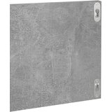  Zidne police 4 kom siva boja betona 80x11,5x18 cm od iverice | shoptok.hr