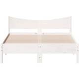 vidaXL okvir za krevet bijeli 120 x 200 cm od masivne borovine | shoptok.hr