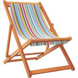  Sklopive stolice za plažu od tkanine 2 kom višebojne | shoptok.hr