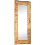 vidaXL Ručno izrezbareno ogledalo 110 x 50 x 11 cm masivno drvo manga | shoptok.hr