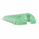  Staklenik s čeličnim okvirom zeleni 90 m² 18 x 5 x 2,3 m | shoptok.hr