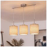 Brilagi LED luster na sajli NUBILA 3xE27/60W/230V svetlo braon | Eponuda.com