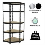 Epro Metalna montažna ugaona polica Premium, 180x90x40 cm, 875kg, (5x175kg) Cene