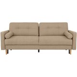 MID.YOU ZOFA S POSTELJNO FUNKCIJO, svetlo rjava tekstil | Shoptok.si