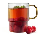 Vialli Design Rumene steklene skodelice v kompletu za kapučino 2 ks 350 ml Livio – | Shoptok.si