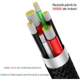 hoco. podatkovni kabel (X68 True Color) - USB Type-C na USB Type-C 100W 3A, 200 cm - moder | Shoptok.si