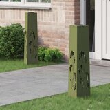  Solarna LED svjetlost za stazu 2 pcs Maslinasto zelena | shoptok.hr