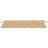  Zložljiva vrtna klop z blazino 118 cm bambus, (20804021) | Shoptok.si