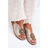 S. BARSKI Shimmering Women's Sandals With Decorative Detail S.Barski | Shoptok.si