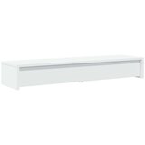  Stalak za monitor s ladicama bijeli 100 x 27 x 15 cm drveni | shoptok.hr
