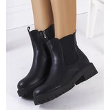 Gemre Black eco-leather ankle boots Ecrin | shoptok.hr