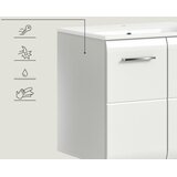 MID.YOU Kopalnica Z Umivalnikom Ice, Bela Visok Sijaj, 3-Delna | Shoptok.si