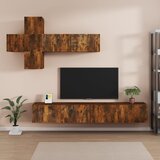 vidaXL 7-dijelni set TV ormarića boja dimljenog hrasta drveni | shoptok.hr