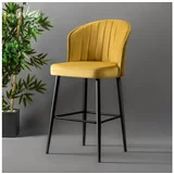 HANAH HOME Rubi - Yellow (2 kosa) set barskih stolov, (20974389)