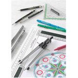 Šestar S PRECIZNIM PODEŠAVANJEM PLUS MINE GRIP 2001 FABER-CASTELL 174472 SIVI BLISTER | shoptok.hr