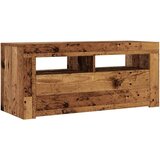 vidaXL TV ormarić LED boja staro drvo 90x35x40 cm konstruirano drvo | shoptok.hr