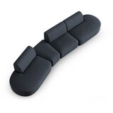 Milo Casa Modra sedežna garnitura iz šenilje levi kot 428 cm Paolo – | Shoptok.si